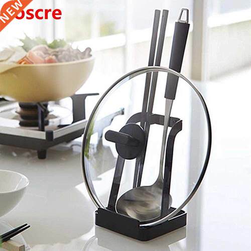 Mosodo Kitchen Pot cover rack Organizer Pot Lid Shelf Cookin