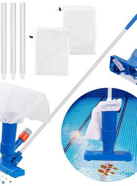 Pool Vacuum Cleaner Portable Cleaning Tool Kit Pond Fountain