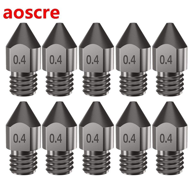 10 Pcs 0.4/1.75mm Thread Extruder Super Hard and Wear-Resist