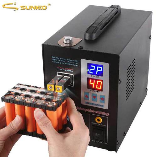 SUNKKO 77G Battery Spot welder 1.5kw LED light Spot Weldin