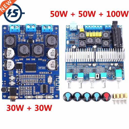 AUX Bluetooth 5.0 Stereo Amplfer Module Audo Recever MP3