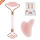 Massager Rose Quartz Roller Tool Face Lifting Natu Slimming