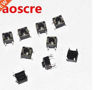 Free Shipping 50pcs/lot 6x6x5MM 4PIN G90 Tactile Tact Push B