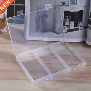 Transparent 3 Grid Storage Box Organizer Case Fishing Gear S