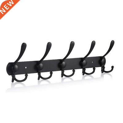 5 Hooks Stainless Steel Wall-mounted Bathroom Hook Rack Bedr