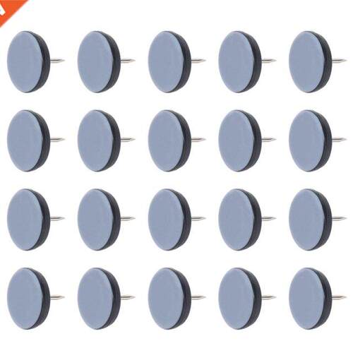 20Pcs 25mm Chair Gliders Furniture Sliders PTFE Easy Moving