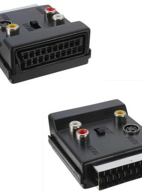 21p male female SCART Europe plug nto AV termnal swtchng