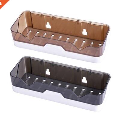Bathroom Shelf Organizer Shampoo Holder Rack Wall Mount Kitc
