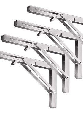 Folding Shelf Brackets 8 Inch Heavy Duty Stainless Steel Col