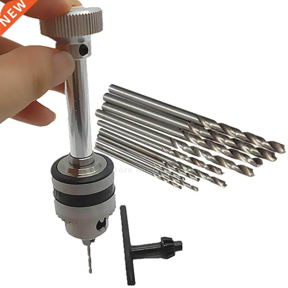 10pcs Twist Drill Metric Hss Micro Drill Bits With Chuck Cla