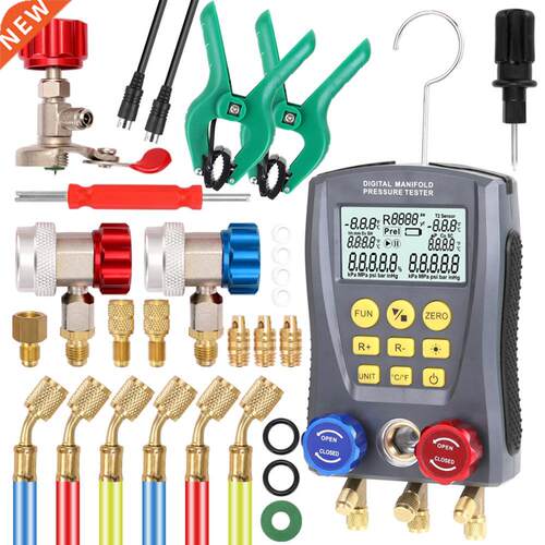 Digital Pressure Gauge Refrigeration Vacuum Pressure Manifol