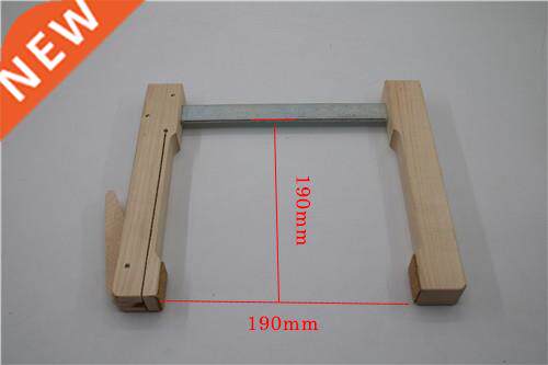 Hand-made Hard Maple Wood Iron Deep Throat Clamp  Guitar Cel