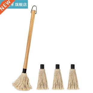 Set With Wooden 1pc Oil Brush Handle Basting