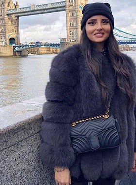 New Autumn Winter Fur Coat Women Clothes High Quality faux