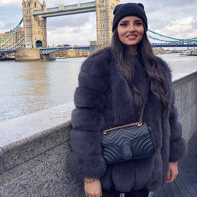 New Autumn Winter Fur Coat Women Clothes High Quality faux