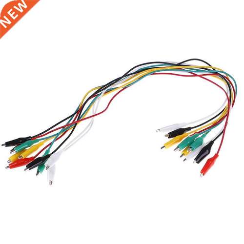 Double-ended Crocodile Clips Roach Clip Test Jumper Wire 10p