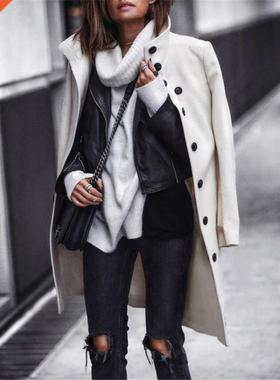 new 2021 winter woolen coats for women ladies Overcoat Jack