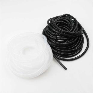 Sleeving Black Cable Tube Band Wrap Spiral Wire 12mm 6.5M