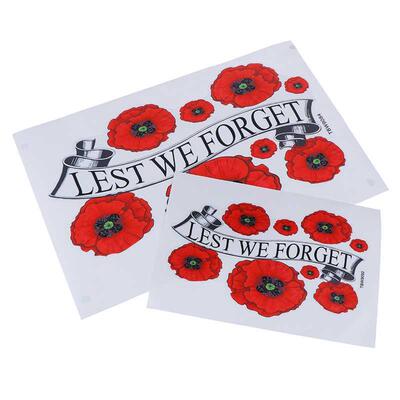 Hot Sale!!! 1pc car waterproof car sticker LEST WE FORGET al