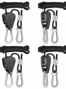 4pcs/2pcs Pulley Ratchets Kayak And Canoe Boat Bow Stern Rop