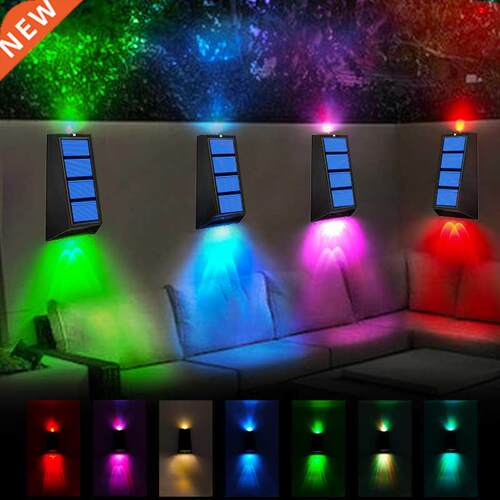 Decoration Solar Garden Lights RGB Color Changing Waterproof