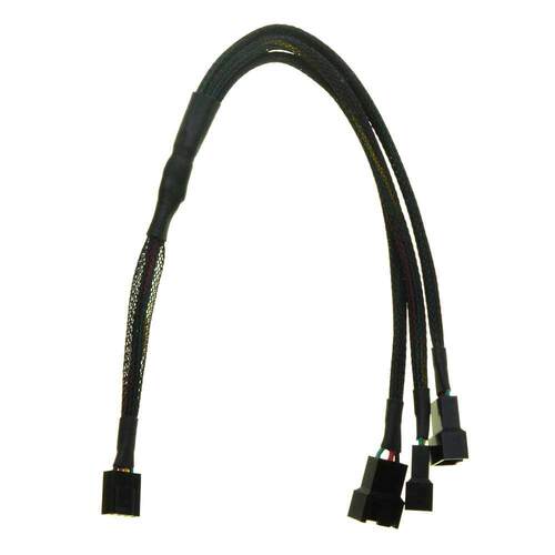 12V 4Pin Fan PWM 1 to  way Power supply Extension Cable Y S