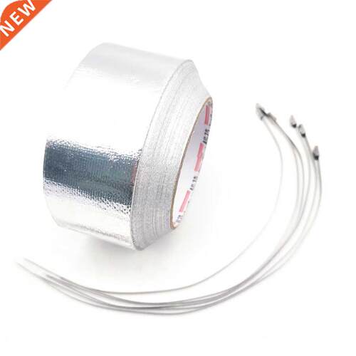 25M x 4.8cm Aesive Backed Heat Shield Wrap Tape for Car I