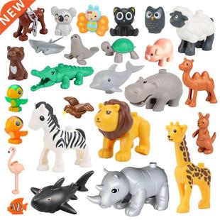 Size Big Building Blocks Accessories Multiple Animals Styles