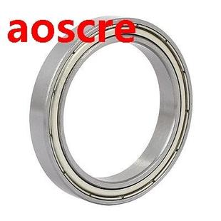 Deep Groove Ball 6807ZZ Silver Shielded Bearings Tone Steel