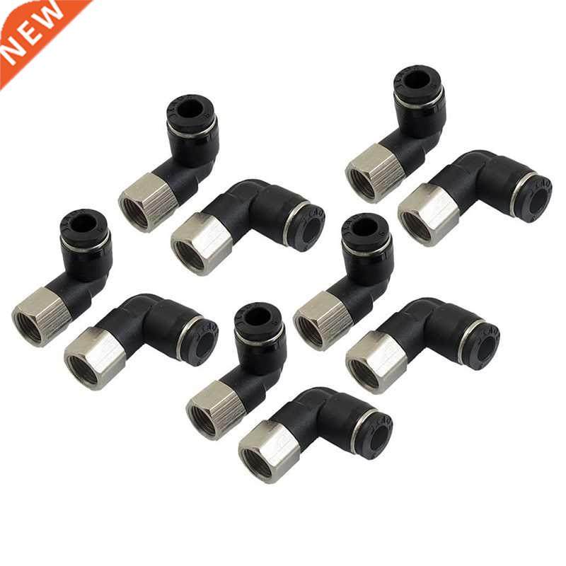 10 Pcs Pneumetic 6mm to 1/8 inch PT Female Thread Connector