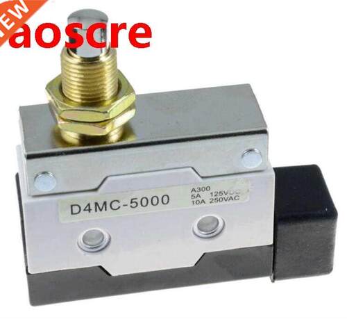 Push Button Plunger Micro Limit Switch SPDT 250VAC 10A D4MC-
