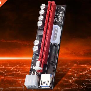 NEW 6pcs PCI-E pcie Riser 009 Express 1X 4x 8x 16x Extender