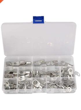 85PCS SC Tinned Copper Ring Lug Terminals Wire Connector 适