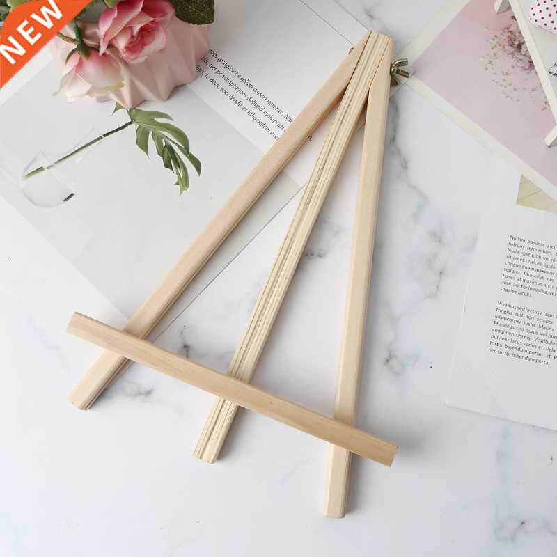 Small Wooden Easel A-shaped Photo Frame Stand Tabletop Canva