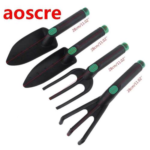Gardening Tool Shovel, Mini 4 Piece Set Plastic Handshake Sm