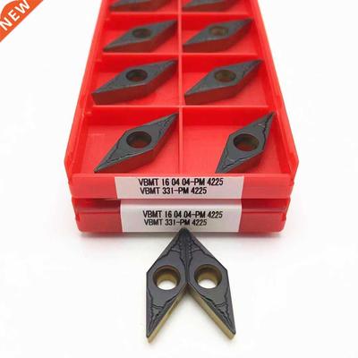 10Pcs VBMT160404 PM 4225 CNC turning tools Carbide alloy in