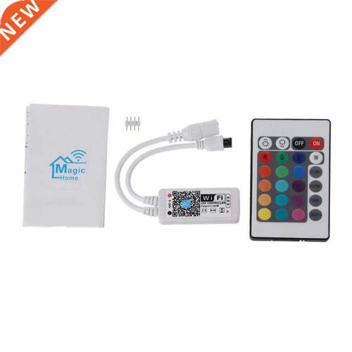 Wifi RGB LED Controller Mini DC 12V With IR 24Key Remote Con