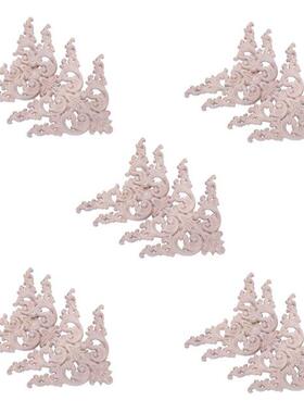 20Pcs Ruer Wood Oak Carved Corner Onlay Applique Furniture