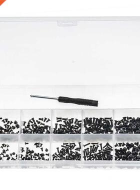 Cross Grooved Flat Head Set Of Mechanical Screws Laptop Note