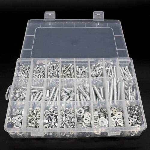 24 Grid Box With Multipurpose Pan Head Screws Kit Nut Gasket