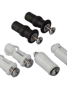 2 Pieces Toilet Lid Screws Toilet Seat Plastic Screws Univer