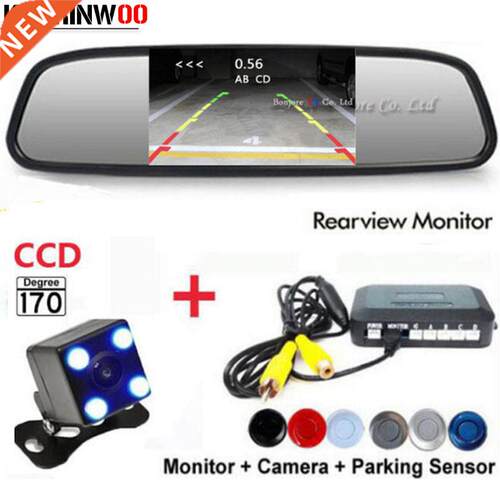 Koorinwoo Visible Car Parking System Reverse Back up 4 Rada