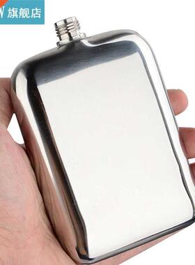 New Stainless Steel 6OZ Pocket Hip Flask With Screw Cover Po