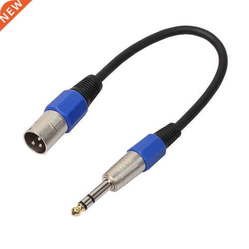Male XLR to 6.35mm Stereo Jack Cable 0.3m/0.5m/1m XLR Audio