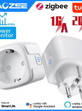 Smart Zigbee Plug 16A/20A EU Outlet 680W Power Meter Compat