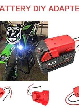 Battery Adapter For Milwaukee M18 Li-Ion Battery Power Conne