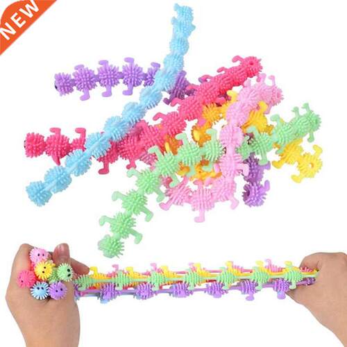 6Pcs Worm Noodle Stch String TPR Rope Anti Sss Toys String A