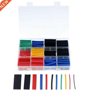 560PCS/Box 2:1 Polyolefin Heat Shrink Wrapped Shrinking Insu