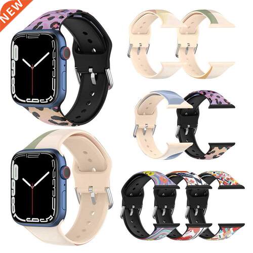 Fashion Strap Universal Rubber Strap for Apple Watch Watch 7