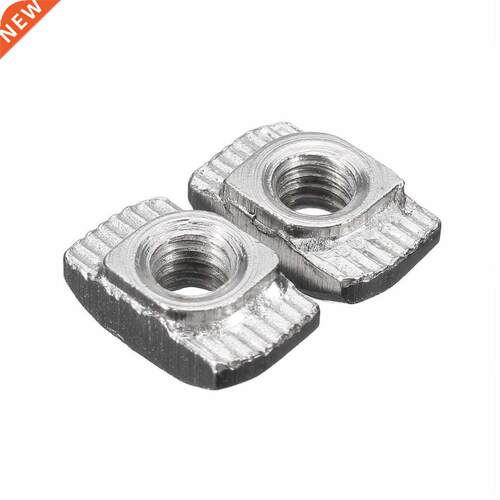 50pcs Carbon Steel T-Nuts wth M4-20 Thread Strength T Slot